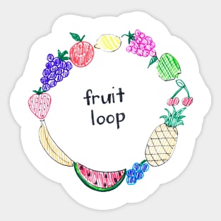 Fruit Loop Sticker